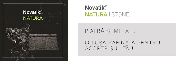 Novatik NATURA STONE | O tușă rafinată pentru acoperișul tău