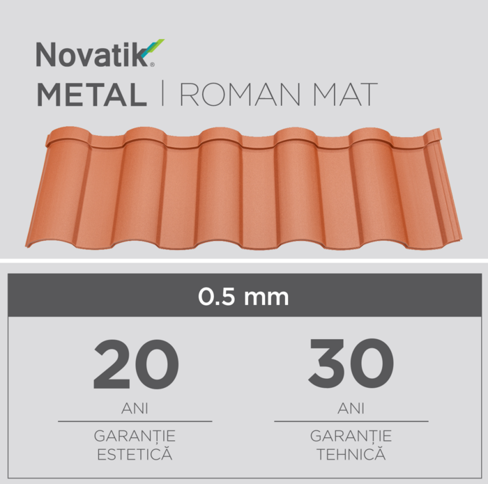 Garantii Novatik METAL ROMAN